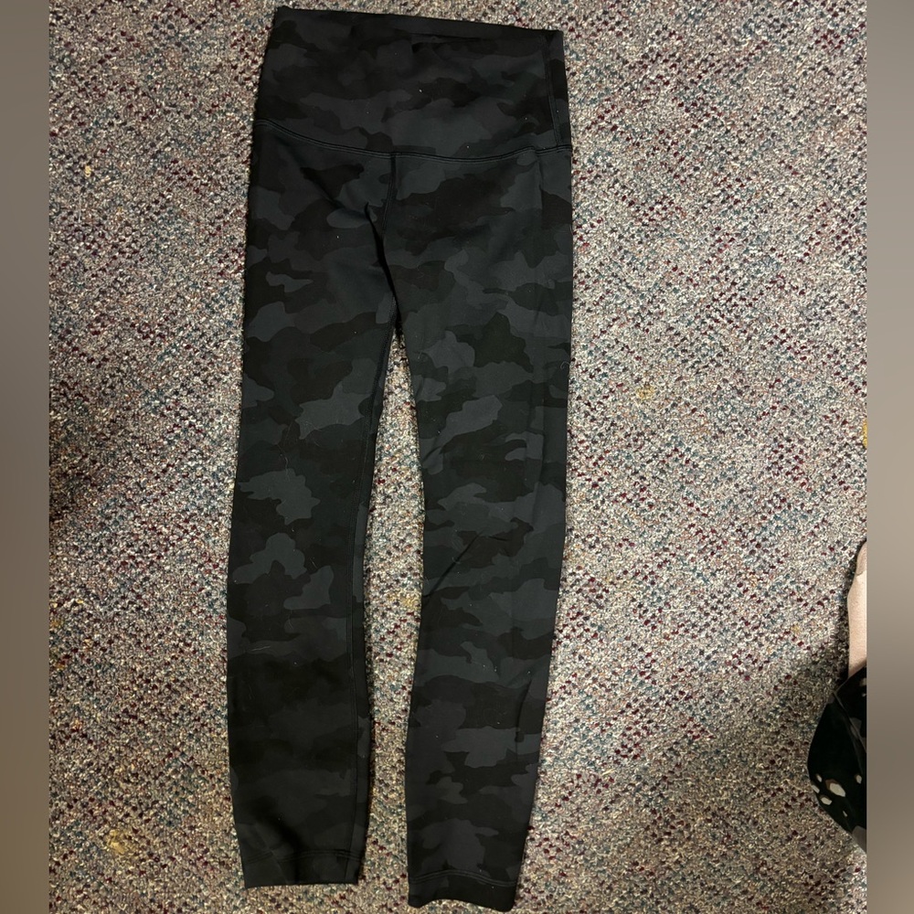 Black Camo Lululemon Leggings